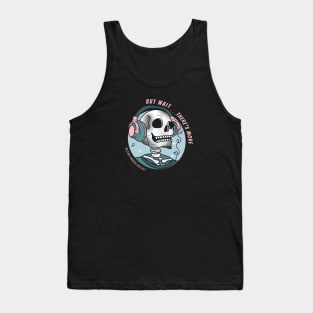 Skull with Headphones Tank Top